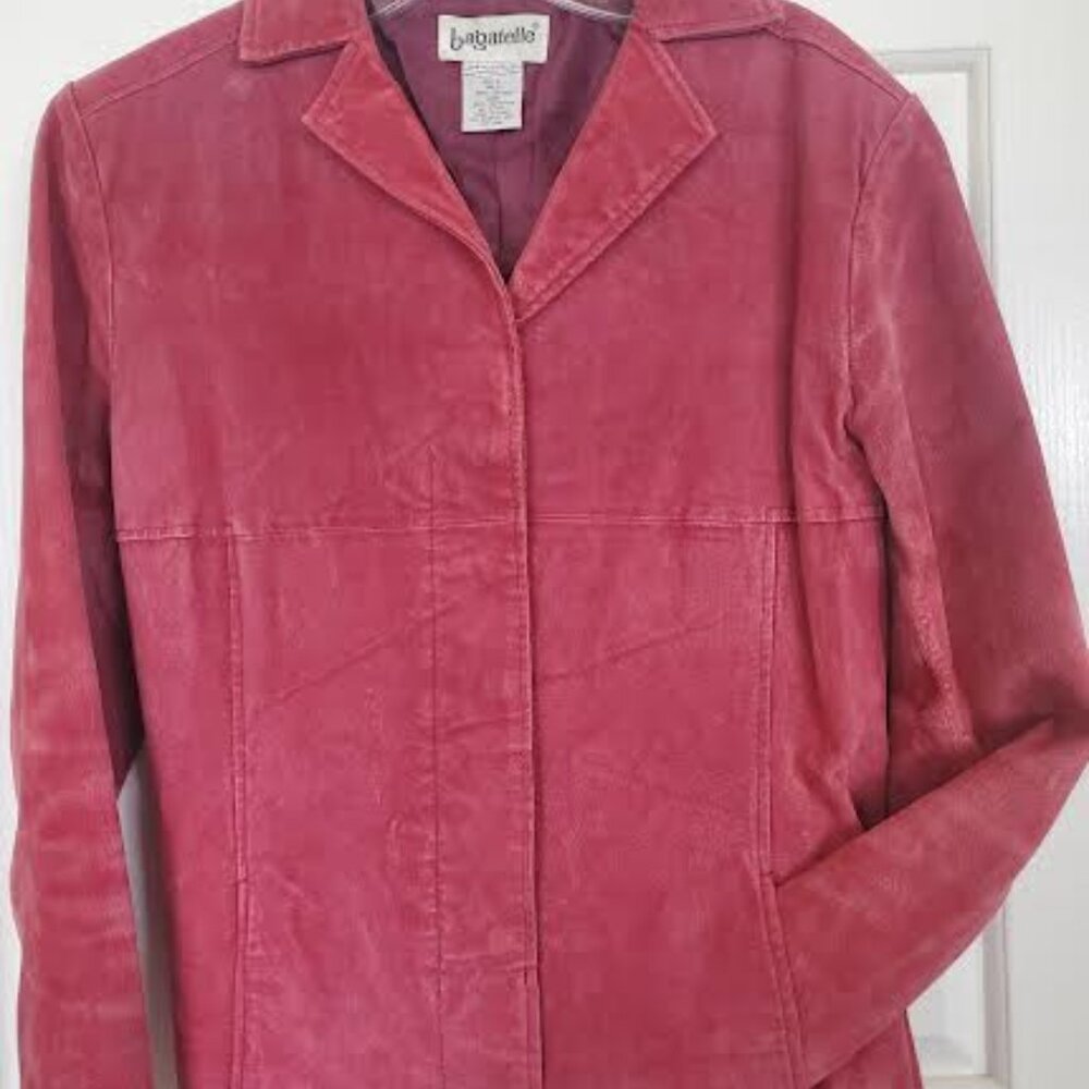 Vintage Bagatelle Real Suede Leather Jacket
